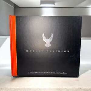 Harley-Davidson: A Three-Dimensional Tribute to an American Icon Hardcover Book
